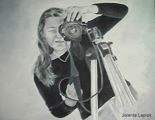 self-portrait painting photographer
